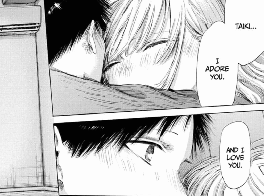 Which Chapter Do Taiki and Chinatsu Finally Kiss in Blue Box?