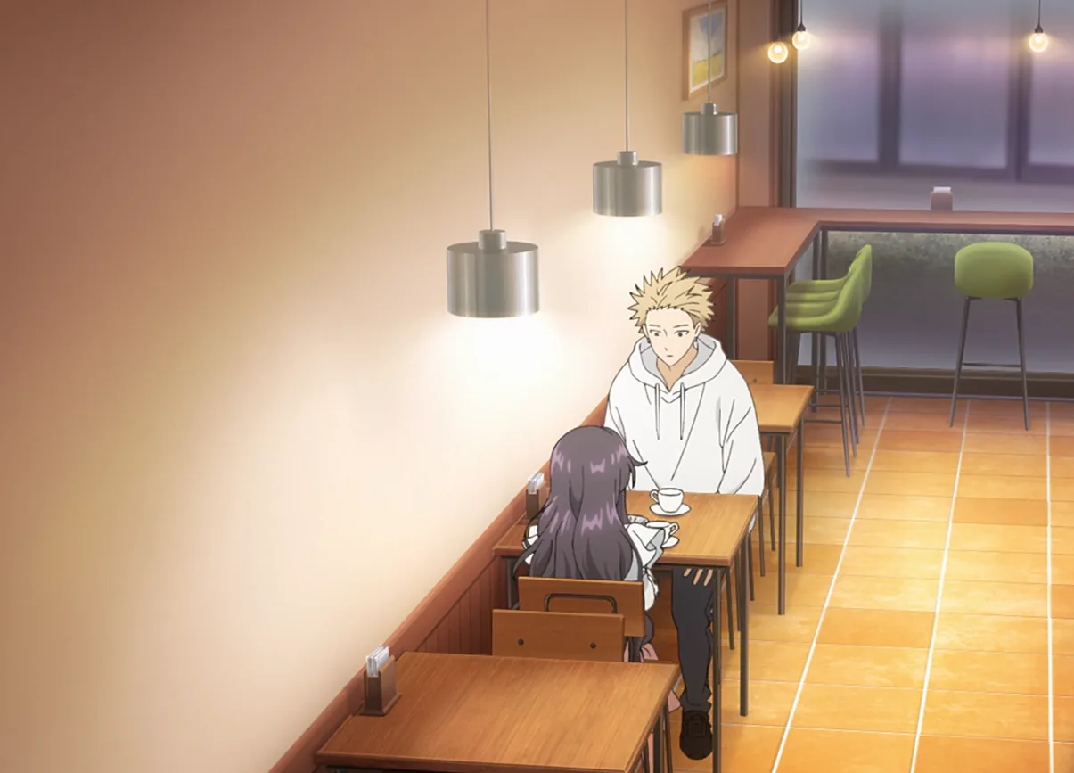Image via The Fragrant Flower Blooms With Dignity Episode 1, Credits: CloverWorks
